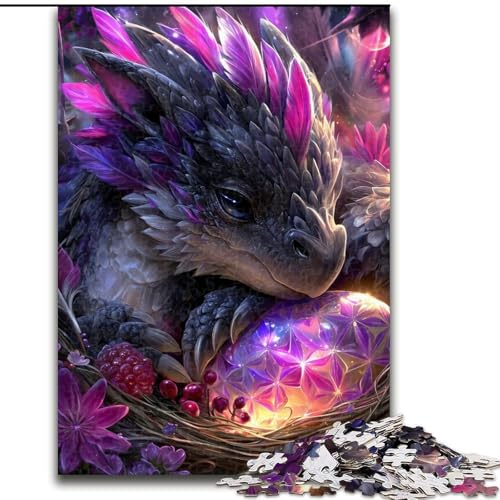 Puzzle 1000 Teile für Erwachsene Fantasy Dragon Papppuzzles 26X38CM Perfekt für Halloween, Weihnachten, Geburtstagsgeschenk Puzzle 1000 Teile für Erwachsene Fantasy Dragon Papppuzzles 26X38CM Perfekt für Halloween, Weihnachten, Geburtstagsgeschenk von ZKYUBEK