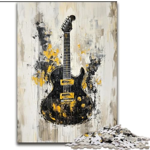 Puzzle 1000 Teile für Erwachsene Goldene Gitarre Puzzle für Erwachsene 1000 Spannende Aktivität für den Familienspielabend 26X38CM Puzzle 1000 Teile für Erwachsene Goldene Gitarre Puzzle für Erwachsene 1000 Spannende Aktivität für den Familienspielabend 26X38CM von ZKYUBEK