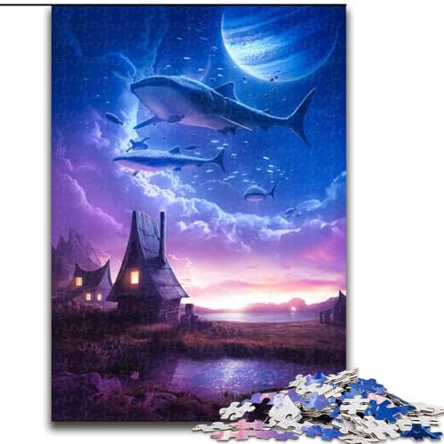 Puzzle 1000 Teile für Erwachsene Mystische Welten Puzzle Größe 50x75cm Interaktives Familienspiel, Denksportaufgabe, Lernspielzeug von ZKYUBEK