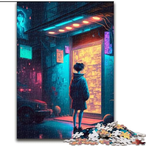 Puzzle 1000 Teile für Erwachsene Neon Store Holzpuzzle Größe 50x75cm für Reiseliebhaber und Paare, anspruchsvolles Spielzeug Puzzle 1000 Teile für Erwachsene Neon Store Holzpuzzle Größe 50x75cm für Reiseliebhaber und Paare, anspruchsvolles Spielzeug von ZKYUBEK