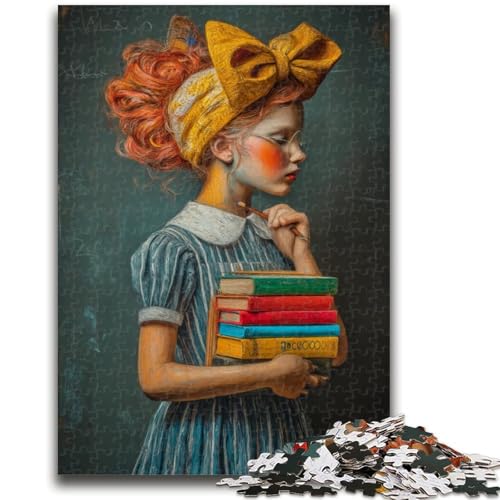 Puzzle 1000 Teile für Erwachsene Retro-Mädchen, Spielzeug, Lernspiele, Stressabbau, Stärkung der Liebe zwischen Paaren, 26x38cm Puzzle 1000 Teile für Erwachsene Retro-Mädchen, Spielzeug, Lernspiele, Stressabbau, Stärkung der Liebe zwischen Paaren, 26x38cm von ZKYUBEK