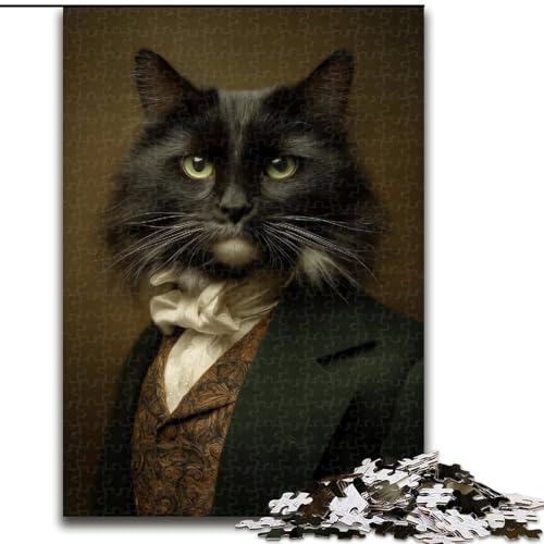 Puzzle 1000 Teile für Erwachsene Schwarze edle Katze Holzpuzzle 50x75cm Denkspiel für Teenager und Familieninteraktion Puzzle 1000 Teile für Erwachsene Schwarze edle Katze Holzpuzzle 50x75cm Denkspiel für Teenager und Familieninteraktion von ZKYUBEK