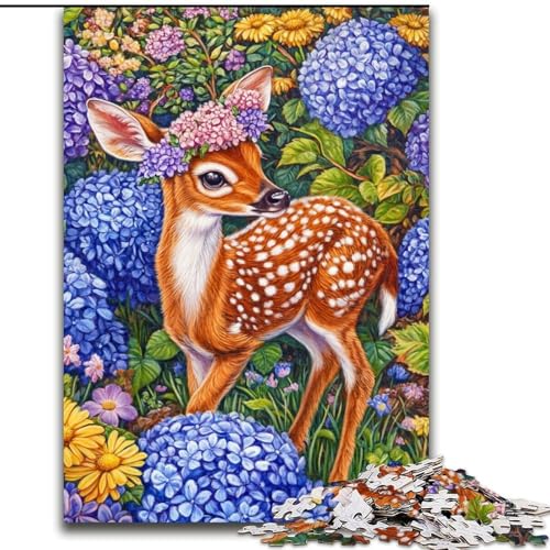 Puzzle 1000 Teile für Erwachsene Sikahirsch-Holzpuzzle 50x75cm, Denkspiel für Teenager und Familieninteraktion Puzzle 1000 Teile für Erwachsene Sikahirsch-Holzpuzzle 50x75cm, Denkspiel für Teenager und Familieninteraktion von ZKYUBEK
