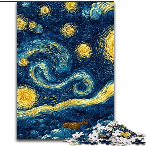 Puzzle 1000 Teile für Erwachsene Sternenhimmel Holzpuzzle 50X75CM für Reiseliebhaber und Paare, anspruchsvolles Spielzeug Puzzle 1000 Teile für Erwachsene Sternenhimmel Holzpuzzle 50X75CM für Reiseliebhaber und Paare, anspruchsvolles Spielzeug von ZKYUBEK