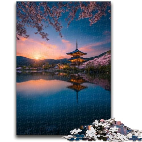 Puzzle 1000 Teile für Erwachsene und Jugendliche, schöne Berge und Seen, anspruchsvolle Familienaktivitätsspiele, DIY-Spielzeug für Heimwanddekorationsgeschenke, 26x38cm von ZKYUBEK