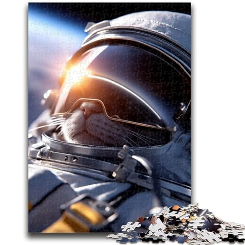 Puzzle 1000 Teile für Jugendliche Astronautenkatze, für und ab 14 Jahren Pädagogisches Lernspielzeug Familienspiele Geburtstagsgeschenk 50X75CM Puzzle 1000 Teile für Jugendliche Astronautenkatze, für und ab 14 Jahren Pädagogisches Lernspielzeug Familienspiele Geburtstagsgeschenk 50X75CM von ZKYUBEK