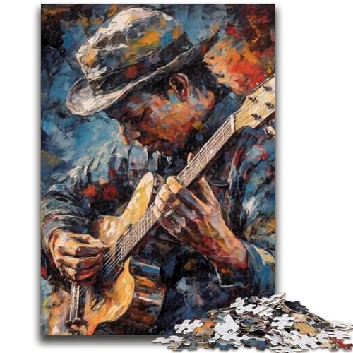 Puzzle 1000 Teile für Jugendliche Gitarrist, für und ab 14 Jahren Pädagogisches Lernspielzeug Familienspiele Geburtstagsgeschenk 26X38CM Puzzle 1000 Teile für Jugendliche Gitarrist, für und ab 14 Jahren Pädagogisches Lernspielzeug Familienspiele Geburtstagsgeschenk 26X38CM von ZKYUBEK