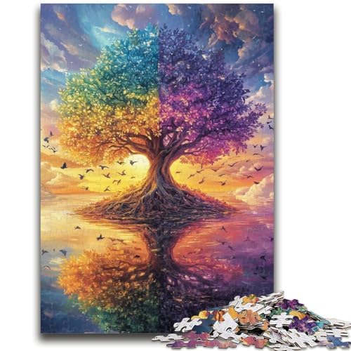 Puzzle 1000 Teile für Teenager, Baum des Lebens-Spielzeug, jedes Teil ist einzigartig – anspruchsvolles Familienspiel, 26x38cm Puzzle 1000 Teile für Teenager, Baum des Lebens-Spielzeug, jedes Teil ist einzigartig – anspruchsvolles Familienspiel, 26x38cm von ZKYUBEK