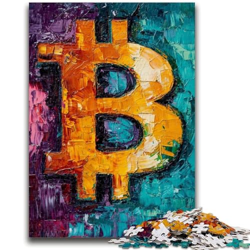 Puzzle 1000 Teile für Teenager, Bitcoin-Ölgemälde, Lernspielzeug, Familienspiele, stärkt die Liebe zwischen Paaren, 26x38cm Puzzle 1000 Teile für Teenager, Bitcoin-Ölgemälde, Lernspielzeug, Familienspiele, stärkt die Liebe zwischen Paaren, 26x38cm von ZKYUBEK