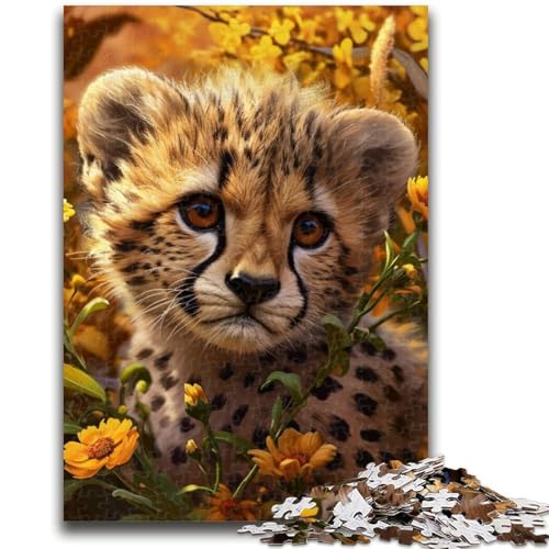 Puzzle 1000 Teile für Teenager, Dschungelleopard, Elefantenspielzeug, Denkspiel, Geburtstagsgeschenk, Geschenke, Wandkunst für Kinder ab 14 Jahren, 50x75cm Puzzle 1000 Teile für Teenager, Dschungelleopard, Elefantenspielzeug, Denkspiel, Geburtstagsgeschenk, Geschenke, Wandkunst für Kinder ab 14 Jahren, 50x75cm von ZKYUBEK