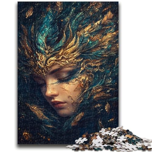 Puzzle 1000 Teile für Teenager, Gaia der Titan, Elefantenspielzeug, Denkspiel, Geburtstagsgeschenk, Geschenke, Wandkunst für Kinder ab 14 Jahren, 50x75cm von ZKYUBEK