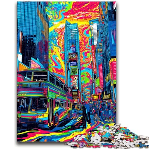 Puzzle 1000 Teile für Teenager, Geschenke, New Yorker Stadtbild, Spielzeug, Lernspiele, Stressabbau, Eltern-Kind-Interaktion, 50x75cm Puzzle 1000 Teile für Teenager, Geschenke, New Yorker Stadtbild, Spielzeug, Lernspiele, Stressabbau, Eltern-Kind-Interaktion, 50x75cm von ZKYUBEK