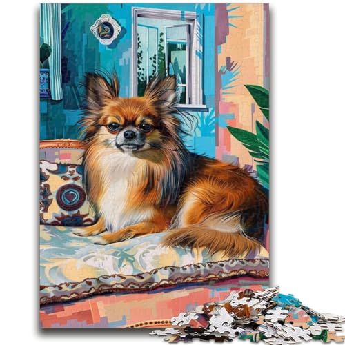 Puzzle 1000 Teile für Teenager, Geschenke, Regenwaldhund, Familienaktivität, einzigartige Heimdekoration und Geschenke für Kinder ab 14 Jahren, 26x38cm von ZKYUBEK