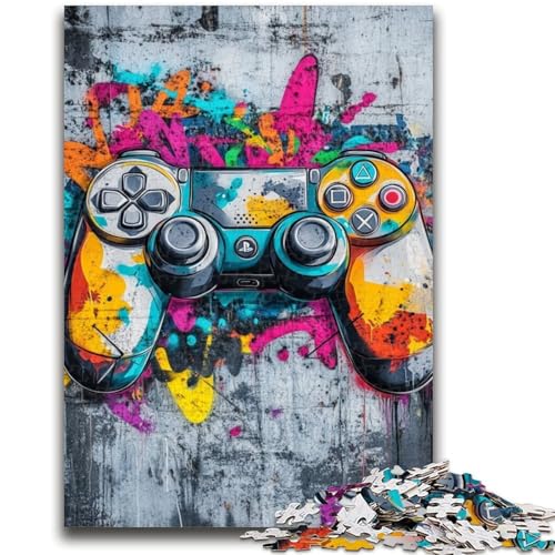 Puzzle 1000 Teile für Teenager, Graffiti-Spiel, geeignet für Personen ab 14 Jahren, Lernspiele, Wichtelgeschenke, 50x75cm von ZKYUBEK