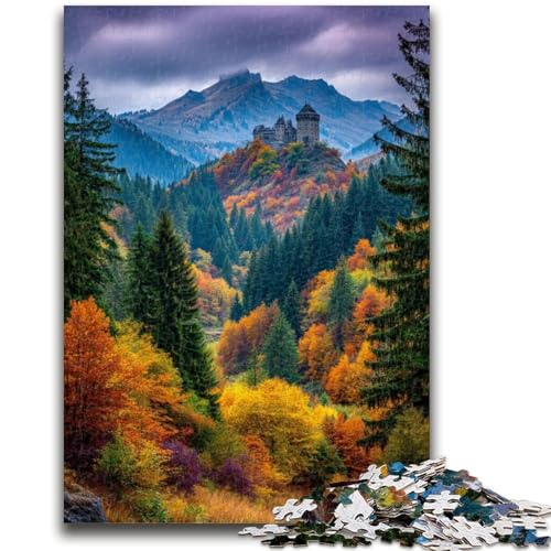 Puzzle 1000 Teile für Teenager, Herbstwald, geeignet für Personen ab 14 Jahren, Lernspiele, Wichtelgeschenke, 26x38cm Puzzle 1000 Teile für Teenager, Herbstwald, geeignet für Personen ab 14 Jahren, Lernspiele, Wichtelgeschenke, 26x38cm von ZKYUBEK