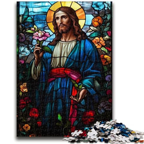 Puzzle 1000 Teile für Teenager, Jesus-Kunst, Elefantenspielzeug, intellektuelles Spiel, Geburtstagsgeschenk, Geschenke, Wandkunst für Kinder ab 14 Jahren, 50x75cm von ZKYUBEK