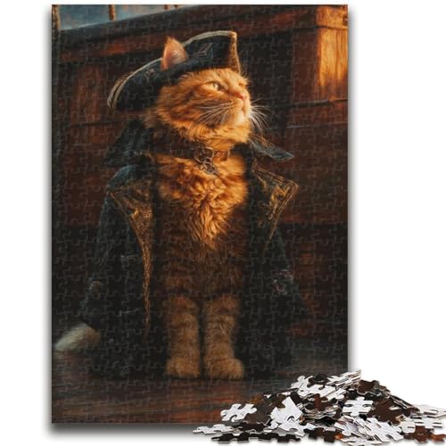 Puzzle 1000 Teile für Teenager, Katze aus Einer aristokratischen Familie, Elefantenspielzeug, Denkspiel, Geburtstagsgeschenk, Geschenke, Wandkunst für Kinder ab 14 Jahren, 26x38cm von ZKYUBEK