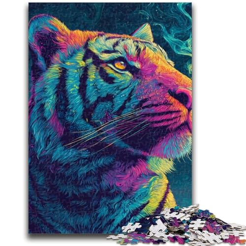 Puzzle 1000 Teile für Teenager, Mysteriöses Tiger-Spielzeug, jedes Teil ist einzigartig – herausforderndes Familienspiel, 50x75cm Puzzle 1000 Teile für Teenager, Mysteriöses Tiger-Spielzeug, jedes Teil ist einzigartig – herausforderndes Familienspiel, 50x75cm von ZKYUBEK