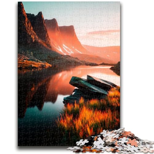 Puzzle 1000 Teile für Teenager, Schöne Berge und Seen, für 14+, anspruchsvolles Spiel als Geschenk für die ganze Familie und Freunde, 26x38cm Puzzle 1000 Teile für Teenager, Schöne Berge und Seen, für 14+, anspruchsvolles Spiel als Geschenk für die ganze Familie und Freunde, 26x38cm von ZKYUBEK