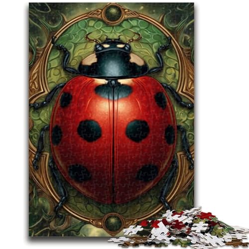 Puzzle 1000 Teile für Teenager, Siebenpunkt-Marienkäfer, Elefantenspielzeug, Denkspiel, Geburtstagsgeschenk, Geschenke, Wandkunst für Kinder ab 14 Jahren, 26x38cm von ZKYUBEK