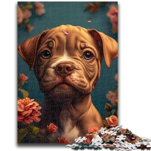 Puzzle 1000 Teile für Teenager, Tierhund, Elefantenspielzeug, Denkspiel, Geburtstagsgeschenk, Geschenke, Wandkunst für Kinder ab 14 Jahren, 50x75cm von ZKYUBEK