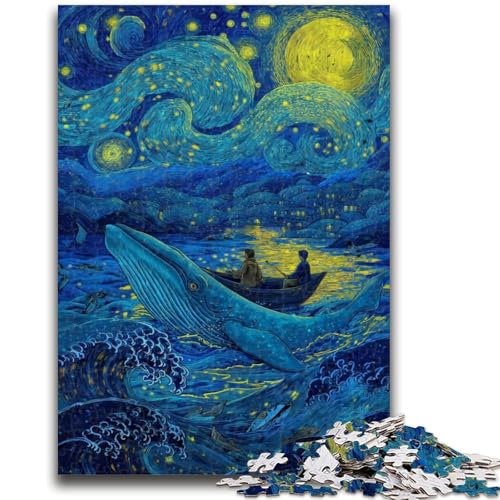 Puzzle 1000 Teile für Teenager, Weltraumwal, Familienspaß für die ganze Familie, Kinder ab 14 Jahren, 26x38cm Puzzle 1000 Teile für Teenager, Weltraumwal, Familienspaß für die ganze Familie, Kinder ab 14 Jahren, 26x38cm von ZKYUBEK