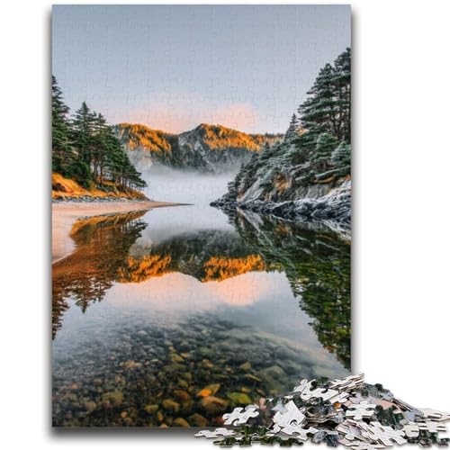 Puzzle 1000 Teile für Teenager, wunderschöne Berge und Seen, Spielspielzeug, jedes Teil ist einzigartig – anspruchsvolles Familienspiel, 26x38cm Puzzle 1000 Teile für Teenager, wunderschöne Berge und Seen, Spielspielzeug, jedes Teil ist einzigartig – anspruchsvolles Familienspiel, 26x38cm von ZKYUBEK