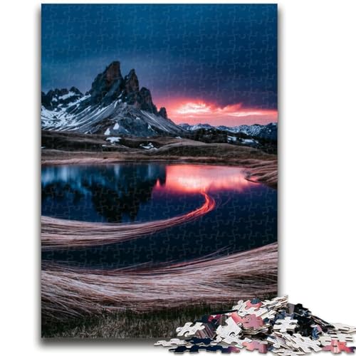 Puzzle 1000 Teile für Teenager-Geschenke, wunderschöne Berge und Seen, Familienaktivität, einzigartige Heimdekoration und Geschenke für Kinder ab 14 Jahren, 50x75cm Puzzle 1000 Teile für Teenager-Geschenke, wunderschöne Berge und Seen, Familienaktivität, einzigartige Heimdekoration und Geschenke für Kinder ab 14 Jahren, 50x75cm von ZKYUBEK