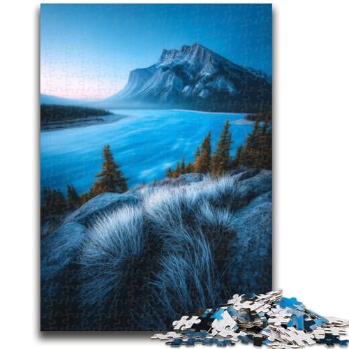 Puzzle 1000 Teile für Teenager-Geschenke, wunderschöne Berge und Seen, Spielzeug zum Stressabbau, einzigartige Geburtstags- und Geschenkideen für Kinder ab 14 Jahren, 26x38cm von ZKYUBEK