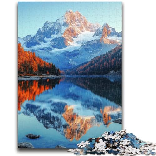 Puzzle 1000 Teile für Teenager-Geschenke Schöne Berge und Seen Stressabbau Schwierige Herausforderung Einzigartige Heimdekoration und Geschenke 26X38CM Puzzle 1000 Teile für Teenager-Geschenke Schöne Berge und Seen Stressabbau Schwierige Herausforderung Einzigartige Heimdekoration und Geschenke 26X38CM von ZKYUBEK