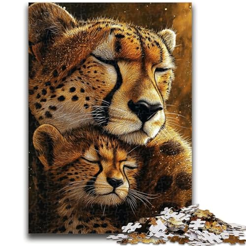 Puzzle 1000 Teile für Teenager Präriegepard, für 14+ Anspruchsvolles Spiel als Geschenk für die ganze Familie und Freunde 26X38CM Puzzle 1000 Teile für Teenager Präriegepard, für 14+ Anspruchsvolles Spiel als Geschenk für die ganze Familie und Freunde 26X38CM von ZKYUBEK