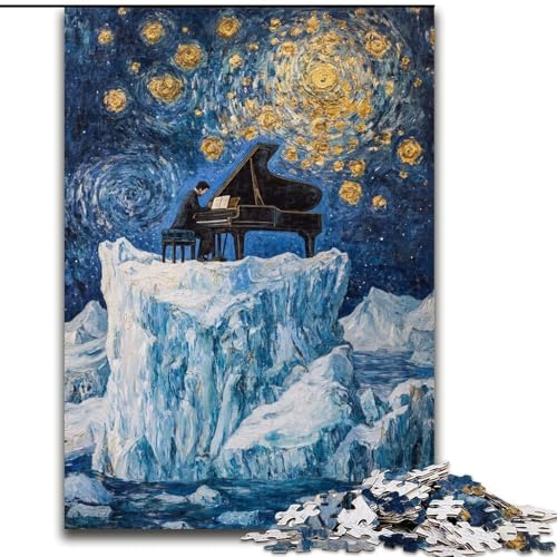 Puzzle Art Piano Puzzles für Erwachsene 26X38CM Teenager, Paare und Freunde zum Geburtstag, Weihnachten von ZKYUBEK