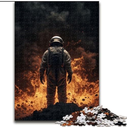 Puzzle Astronautenkatastrophe aus Pappe, Größe 26x38cm, anspruchsvolles Denkspiel, Familienaktivität, Heimdekoration Puzzle Astronautenkatastrophe aus Pappe, Größe 26x38cm, anspruchsvolles Denkspiel, Familienaktivität, Heimdekoration von ZKYUBEK