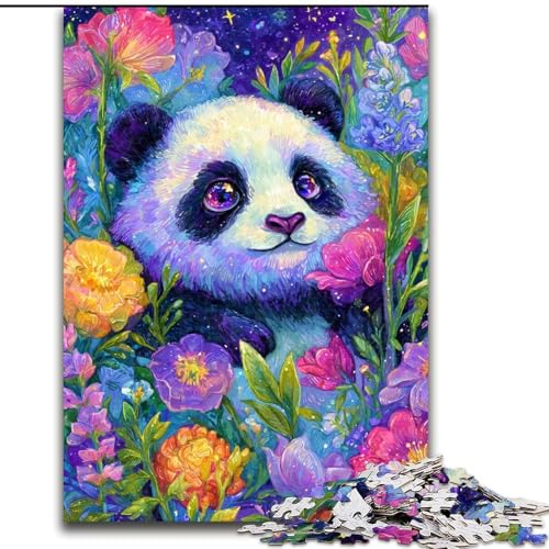 Puzzle Blumenpanda, Holzpuzzle, 50x75cm, anspruchsvolles Denkspiel, Familienaktivität, Heimdekoration Puzzle Blumenpanda, Holzpuzzle, 50x75cm, anspruchsvolles Denkspiel, Familienaktivität, Heimdekoration von ZKYUBEK