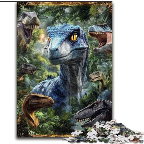 Puzzle Dinosaurier Holzpuzzle 26X38CM Denkspiel, Interaktives Familienspiel, Geeignet für Kinder ab 14 Jahren Puzzle Dinosaurier Holzpuzzle 26X38CM Denkspiel, Interaktives Familienspiel, Geeignet für Kinder ab 14 Jahren von ZKYUBEK