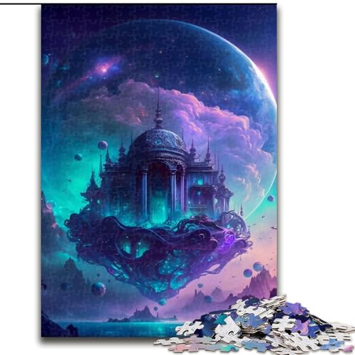 Puzzle Floating Palace, Kartonpuzzle, Größe 26x38cm, Denkspiel, interaktives Familienspiel, geeignet für Kinder ab 14 Jahren von ZKYUBEK