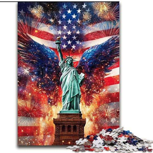 Puzzle Freiheitsstatue, Holzpuzzle, 26x38cm, anspruchsvolles Denkspiel, Familienaktivität, Heimdekoration Puzzle Freiheitsstatue, Holzpuzzle, 26x38cm, anspruchsvolles Denkspiel, Familienaktivität, Heimdekoration von ZKYUBEK