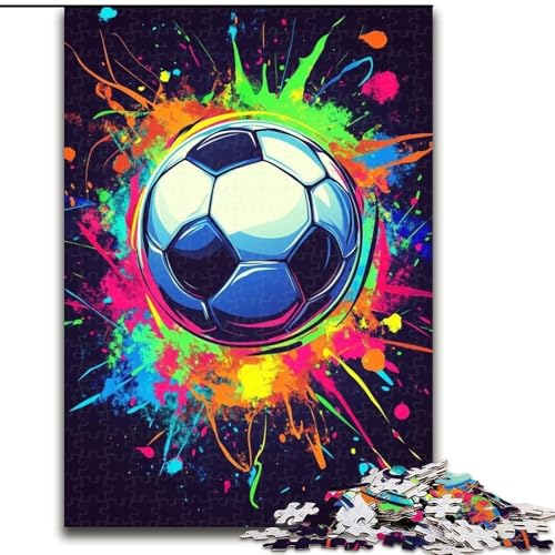 Puzzle Fußball Holzpuzzle 26X38CM Anspruchsvolles Denkspiel, Familienaktivität, Heimdekoration Puzzle Fußball Holzpuzzle 26X38CM Anspruchsvolles Denkspiel, Familienaktivität, Heimdekoration von ZKYUBEK