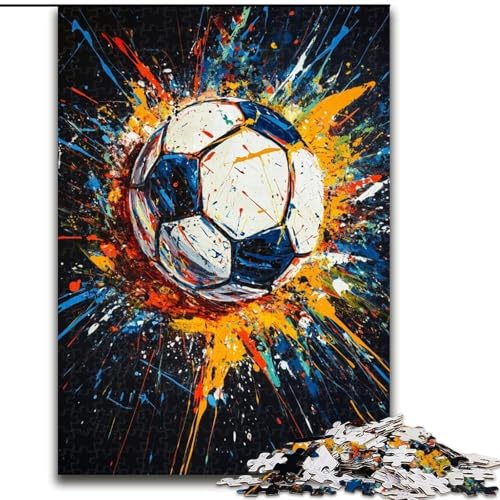 Puzzle Fußball Holzpuzzle 26X38CM Denkspiel, Interaktives Familienspiel, Geeignet für Kinder ab 14 Jahren Puzzle Fußball Holzpuzzle 26X38CM Denkspiel, Interaktives Familienspiel, Geeignet für Kinder ab 14 Jahren von ZKYUBEK