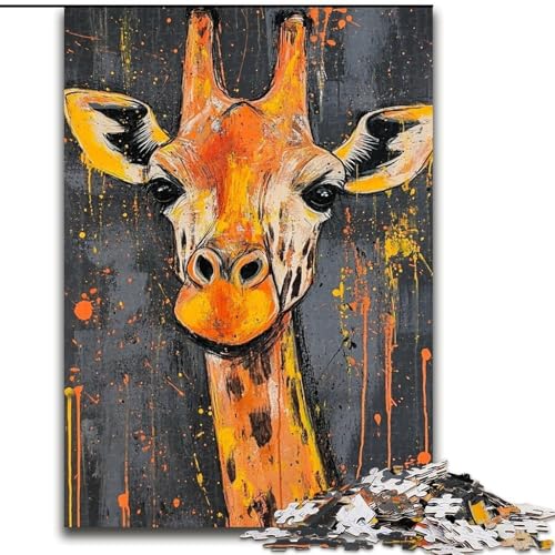 Puzzle Giraffen-Ölgemälde Holzpuzzle 26x38cm Denksportaufgabe, interaktives Familienspiel, geeignet für Kinder ab 14 Jahren Puzzle Giraffen-Ölgemälde Holzpuzzle 26x38cm Denksportaufgabe, interaktives Familienspiel, geeignet für Kinder ab 14 Jahren von ZKYUBEK