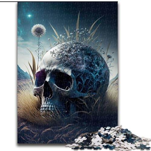 Puzzle Leben nach dem Tod, Holzpuzzle, Größe 50x75cm, Denksportspiel, interaktives Familienspiel, geeignet für Kinder ab 14 Jahren von ZKYUBEK