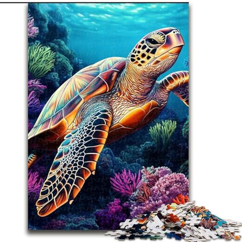 Puzzle Schildkröte Holzpuzzle 50X75CM Anspruchsvolles Denkspiel, Familienaktivität, Heimdekoration Puzzle Schildkröte Holzpuzzle 50X75CM Anspruchsvolles Denkspiel, Familienaktivität, Heimdekoration von ZKYUBEK