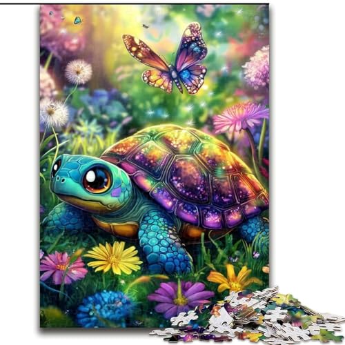 Puzzle Schildkröte und Schmetterling Holzpuzzle 50x75cm Denkspiel, interaktives Familienspiel, geeignet für Kinder ab 14 Jahren Puzzle Schildkröte und Schmetterling Holzpuzzle 50x75cm Denkspiel, interaktives Familienspiel, geeignet für Kinder ab 14 Jahren von ZKYUBEK