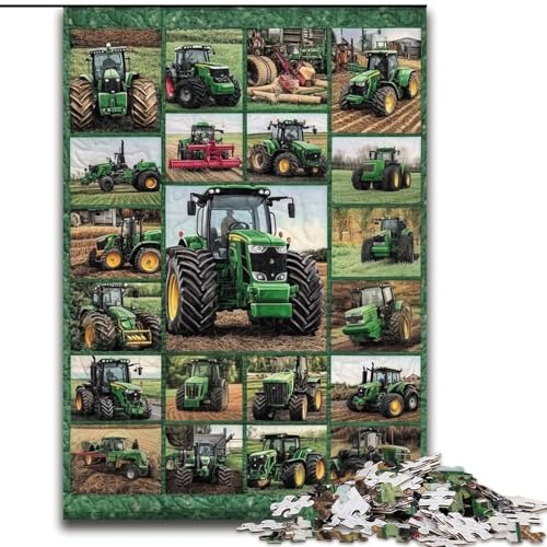 Puzzle Traktor-Collage, Holzpuzzle, 26x38cm, Denkspiel, interaktives Familienspiel, geeignet für Kinder ab 14 Jahren Puzzle Traktor-Collage, Holzpuzzle, 26x38cm, Denkspiel, interaktives Familienspiel, geeignet für Kinder ab 14 Jahren von ZKYUBEK