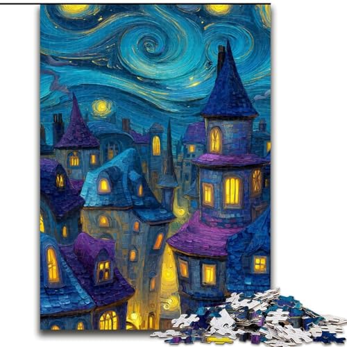 Puzzle Van Gogh Nachthimmel Holzpuzzle 50x75cm Denkspiel, interaktives Familienspiel, geeignet für Kinder ab 14 Jahren Puzzle Van Gogh Nachthimmel Holzpuzzle 50x75cm Denkspiel, interaktives Familienspiel, geeignet für Kinder ab 14 Jahren von ZKYUBEK