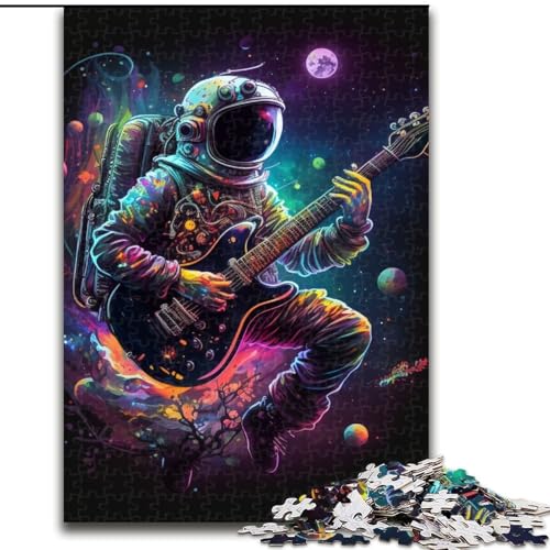 Puzzle für 1000 Teile, Astronaut spielt Gitarre, Holzpuzzle für Erwachsene, Größe 50x75cm, ideal für Verliebte, perfektes Weihnachts-, Neujahrs- oder Valentinstagsgeschenk Puzzle für 1000 Teile, Astronaut spielt Gitarre, Holzpuzzle für Erwachsene, Größe 50x75cm, ideal für Verliebte, perfektes Weihnachts-, Neujahrs- oder Valentinstagsgeschenk von ZKYUBEK