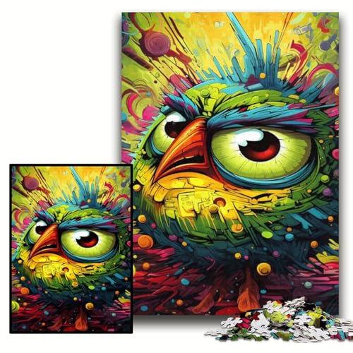 Puzzle für 1000 Teile, Holzpuzzle „Grüner Vogel“, 50x75cm, Muttertag, Geburtstag, Weihnachten Puzzle für 1000 Teile, Holzpuzzle „Grüner Vogel“, 50x75cm, Muttertag, Geburtstag, Weihnachten von ZKYUBEK
