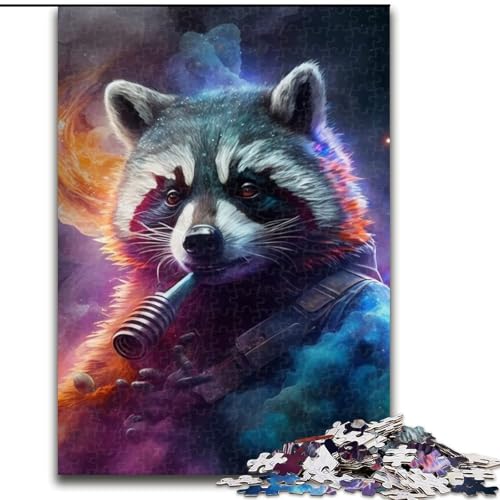 Puzzle für 1000 Teile „Raccoon Nebula“, anspruchsvolle Puzzles, Größe 26x38cm, Teenager, Paare und Freunde zum Geburtstag, zu Weihnachten Puzzle für 1000 Teile „Raccoon Nebula“, anspruchsvolle Puzzles, Größe 26x38cm, Teenager, Paare und Freunde zum Geburtstag, zu Weihnachten von ZKYUBEK