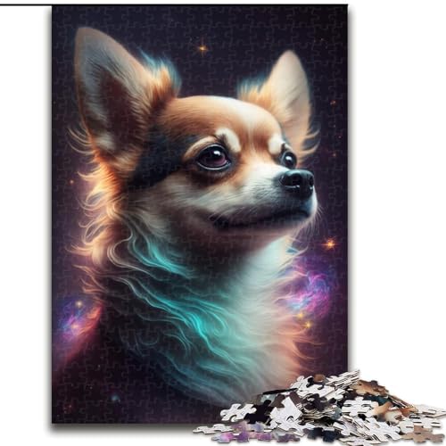 Puzzle für 1000 Teile Chihuahua. Schwierige Puzzles für Erwachsene, Größe 50x75cm. Anspruchsvolles DIY-Denkspiel für Teenager von ZKYUBEK