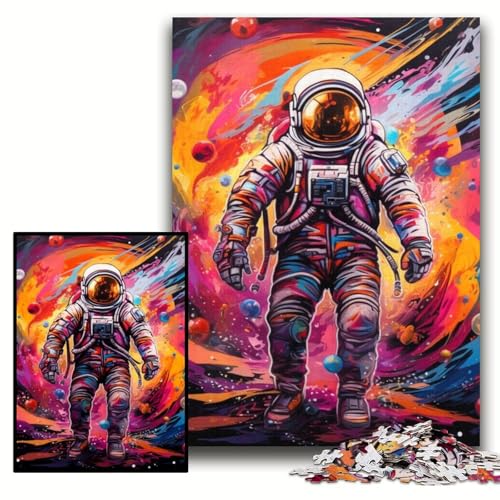 Puzzle für Erwachsene, 1000 Astronauten-Holzpuzzles, 50x75cm, Weihnachten, Halloween, Ostern, Neujahr Puzzle für Erwachsene, 1000 Astronauten-Holzpuzzles, 50x75cm, Weihnachten, Halloween, Ostern, Neujahr von ZKYUBEK